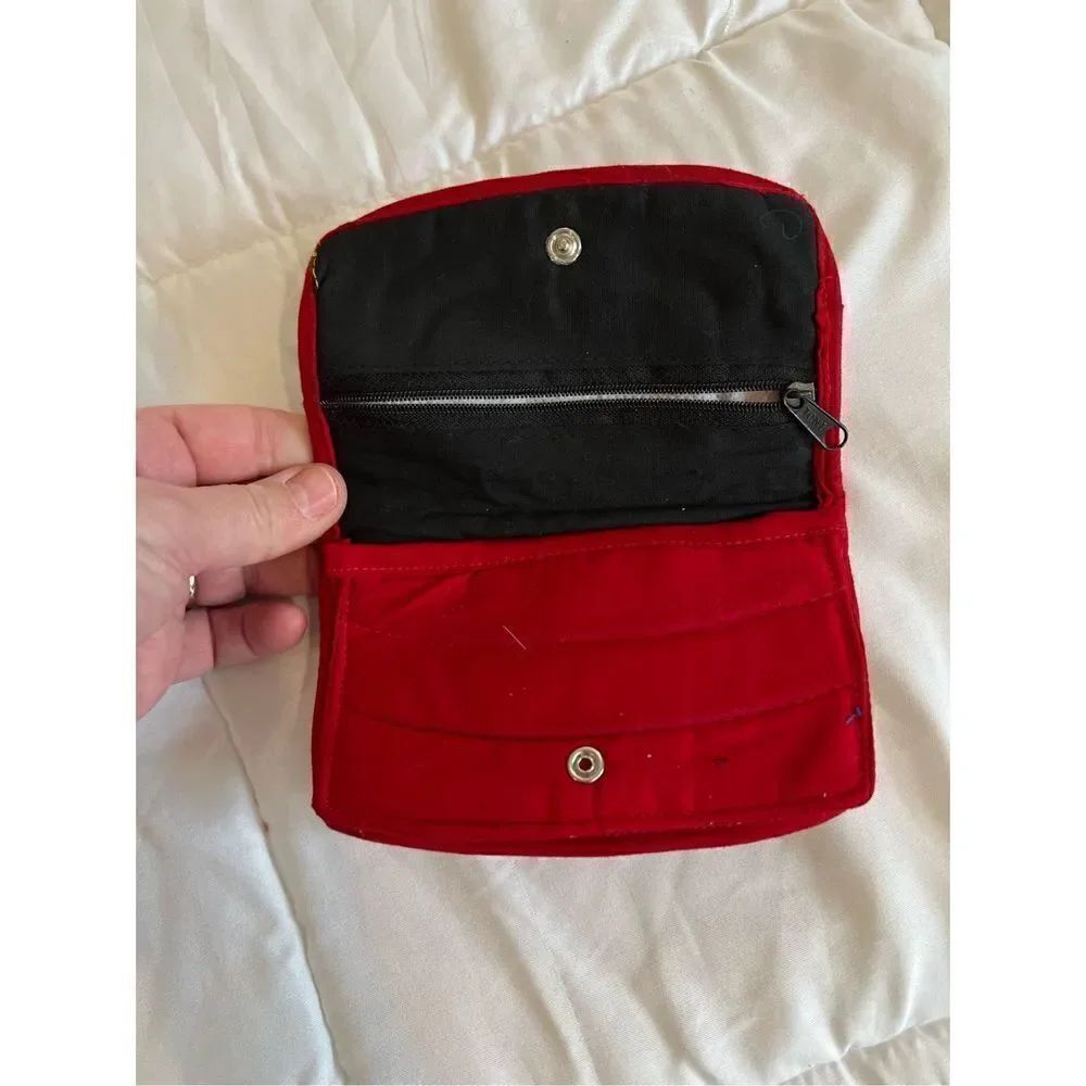 New Indian Wallet Red Handmade - Picture 2 of 5
